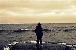 Lost at sea idiom in english